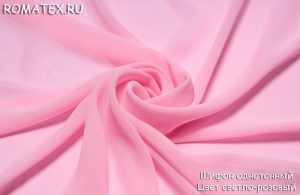 Швейная ткань
 Шифон однотонный, светло-розовый