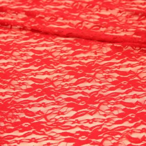 Швейная ткань
 Гипюр стрейч «Цветы» цвет красный