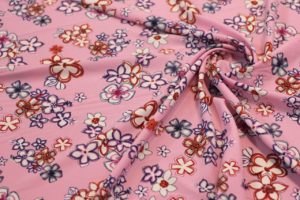 Ткань для рукоделия
 Супер Софт цветок цвет розовый